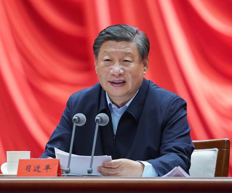 9月1日,2021年秋季学期中央党校(国家行政学院)中青年干部培训班在中央党校开班。中共中央总书记、国家主席、中央军委主席习近平在开班式上发表重要讲话。新华社记者 申宏 摄